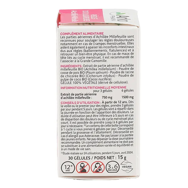 Arkogélules Achillée Millefeuille bio gélules