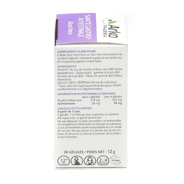 Arkogélules Aloe vera Bio gélules