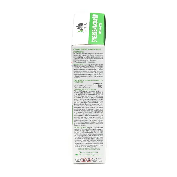 Arkofluides Synergie minceur Bio ampoules