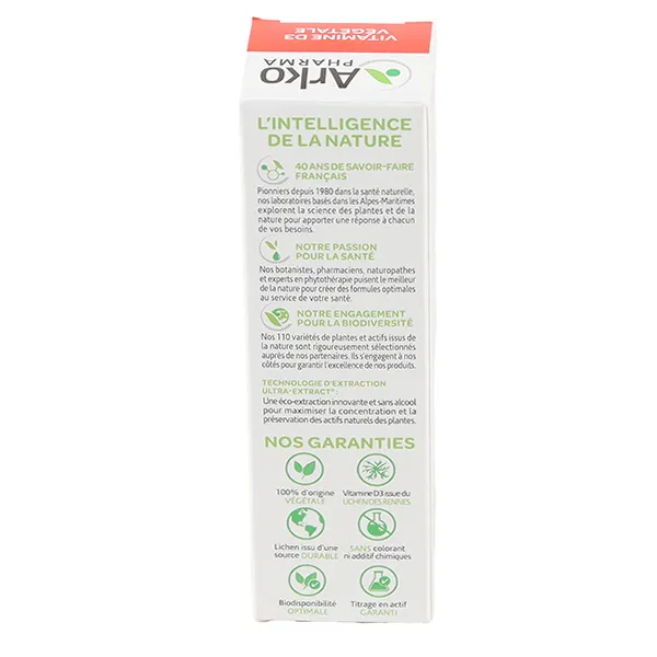 Arkopharma vitamine D3 végétale gouttes buvables