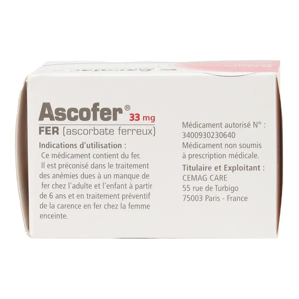 Ascofer gélules