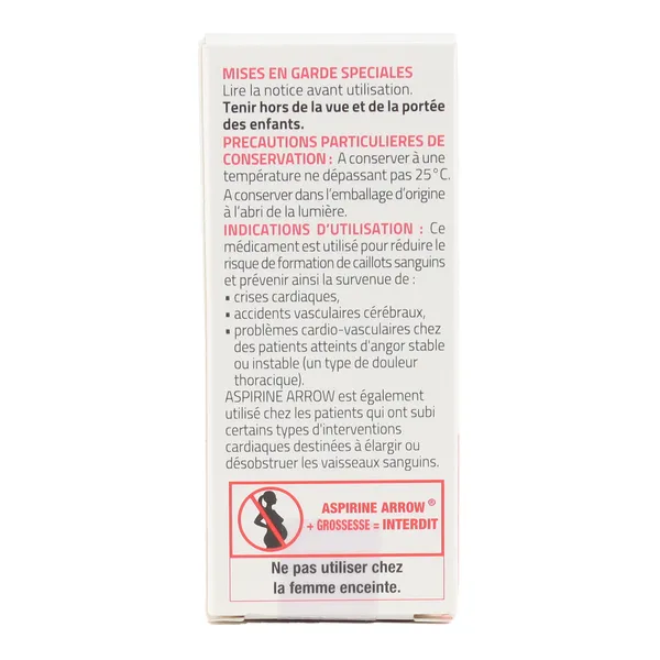 Aspirine 75 mg Arrow comprimé