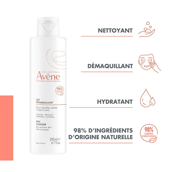 Avène lait démaquillant