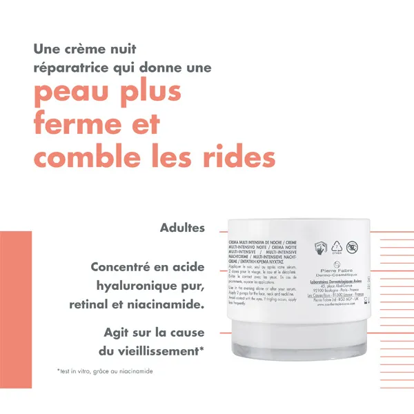 Avène Hyaluron Activ B3 Crème Multi-Intensive Nuit