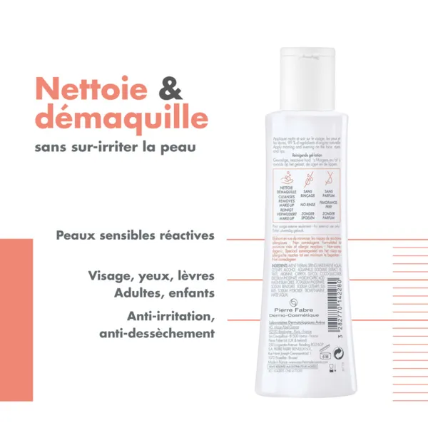 Avène lotion nettoyante gélifiée