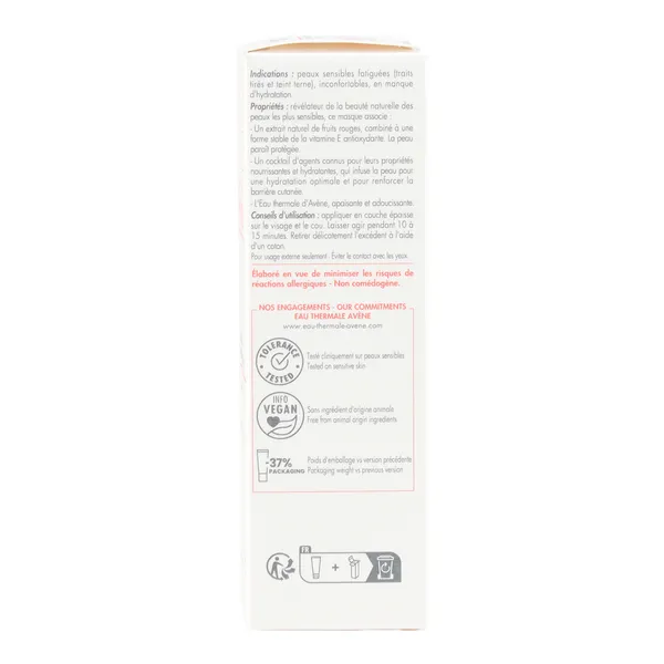 Avène Masque apaisant hydratant