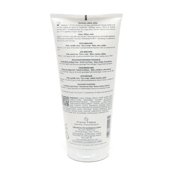 Avène Xeracalm Nutrition lait hydratant