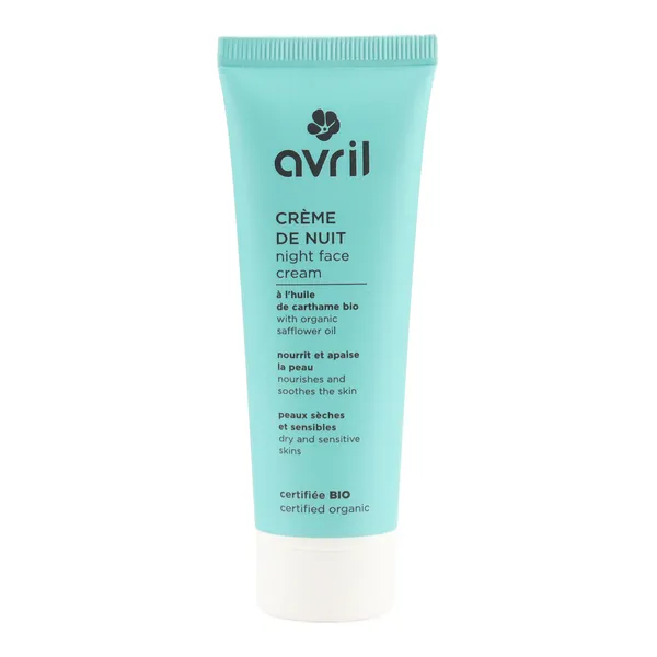 Avril crème de nuit peaux sèches et sensibles bio