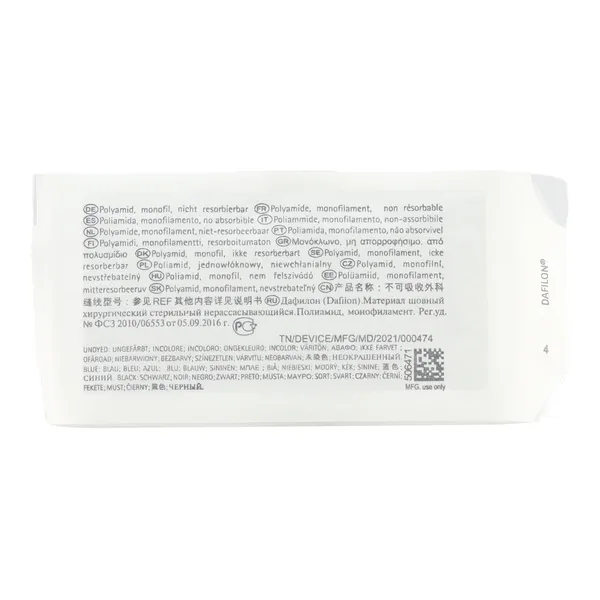 B Braun Dafilon Bleu fil de suture non résorbable