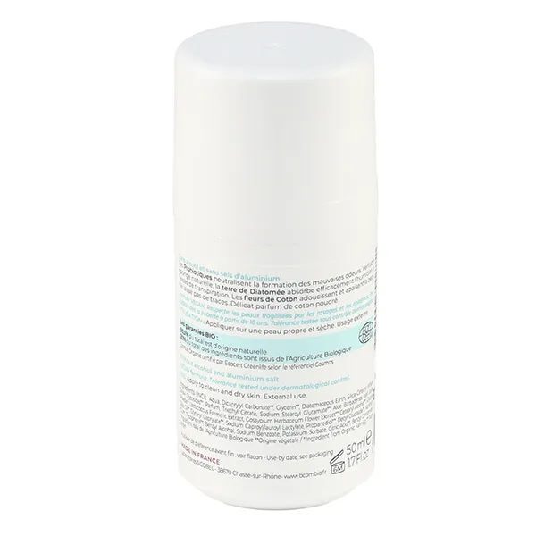 BcomBio Déodorant Soin 48h bio roll on