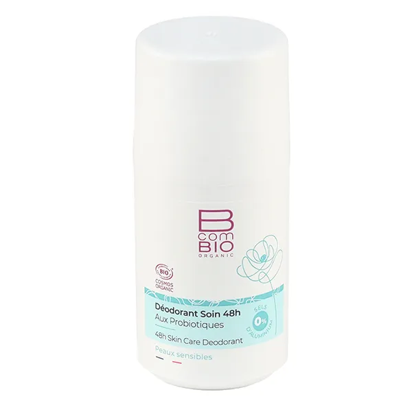 BcomBio Déodorant Soin 48h bio roll on