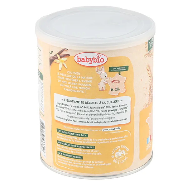 Babybio céréales vanille bio