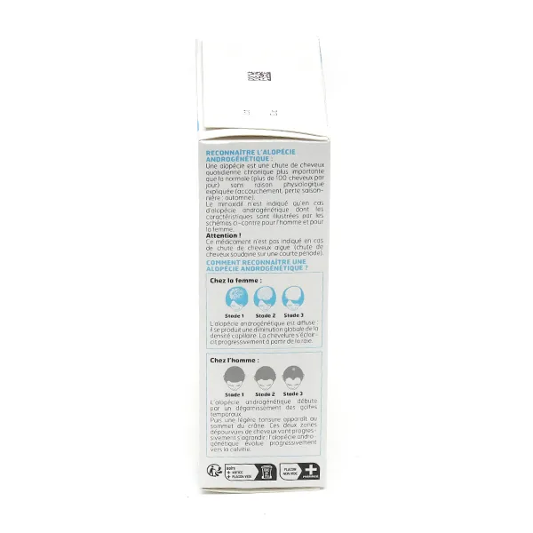 Minoxidil 2 % solution Chute de cheveux