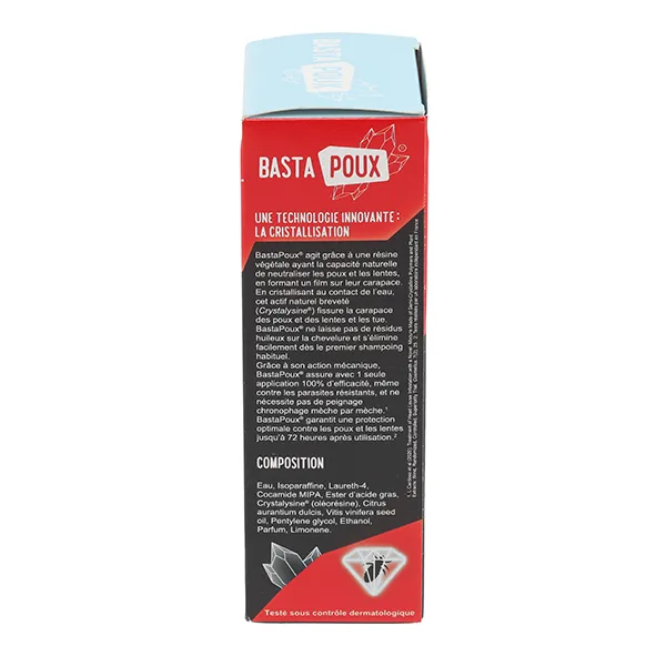 Pediact BastaPoux traitement express anti-poux et lentes lotion