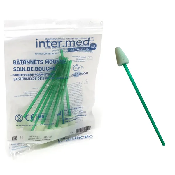 Bâtonnets de soin de bouche menthol