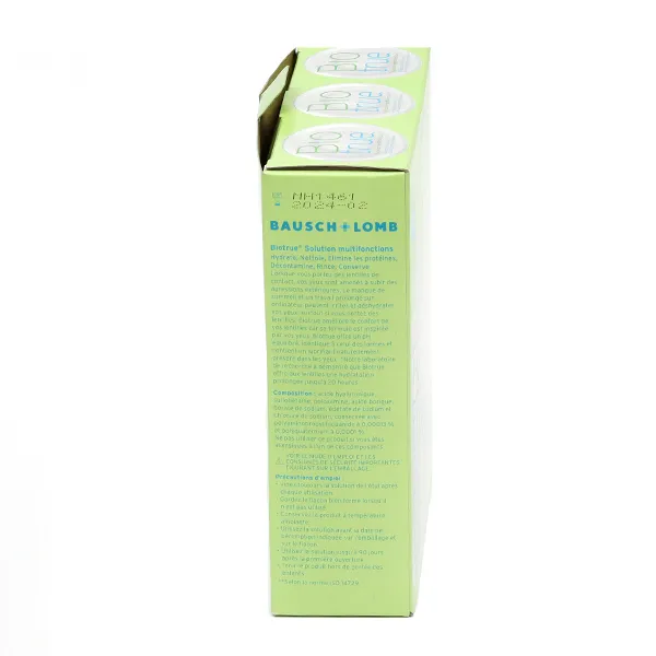 Biotrue solution multifonctions lentilles