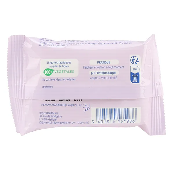 Hydralin Quotidien Lingettes intimes