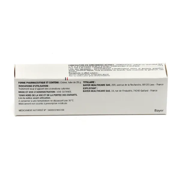 Madecassol crème pour cicatrice