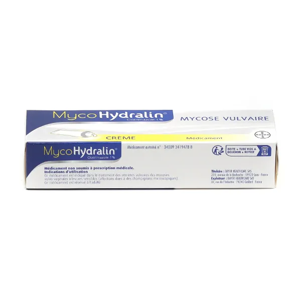 MycoHydralin crème mycose vulvaire