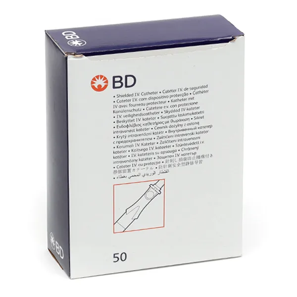 BD Insyte Autoguard Blood Control cathéter 50 unités