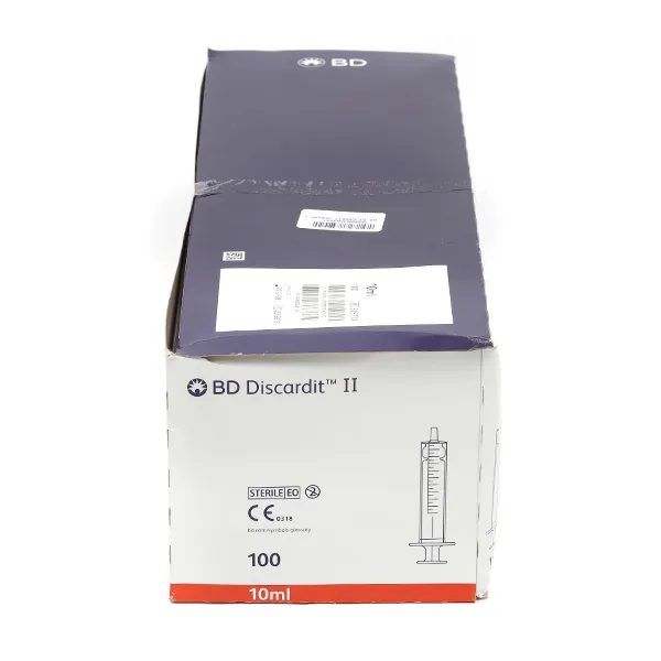 BD Discardit II seringue 2 pièces x100