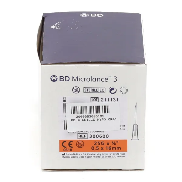 BD Microlance 3 Aiguille hypodermique x100