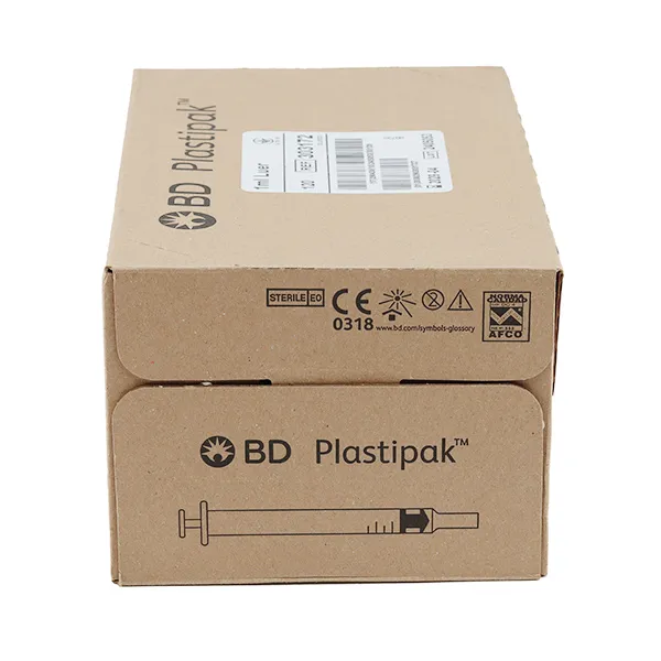 BD Plastipak seringues 3 pièces embout centré 120 unités