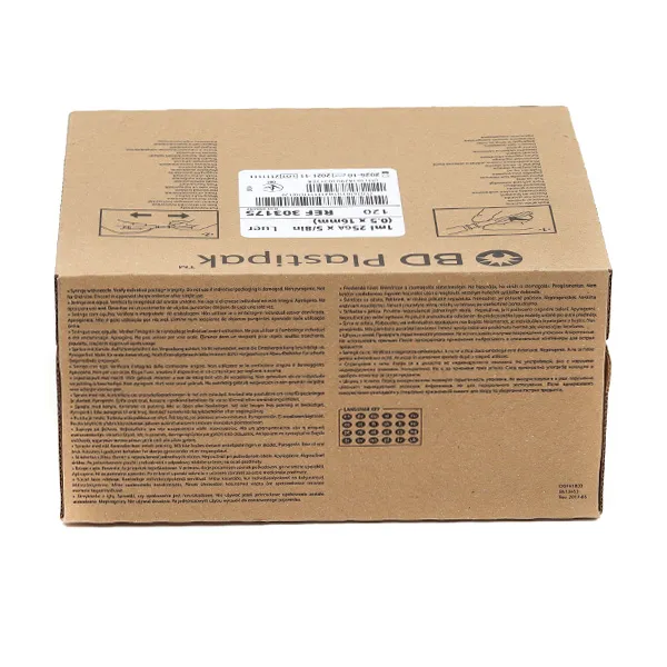 BD Plastipak seringue 3 pièces 1ml avec aiguille x120