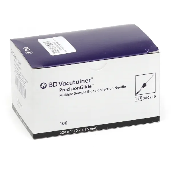 BD Vacutainer aiguille de prélèvement sanguin x 100