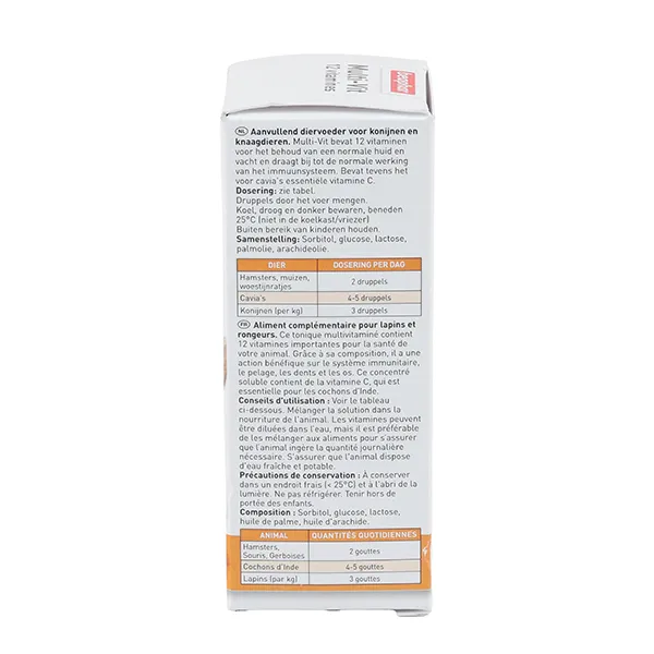Beaphar Multi-Vit Lapins et Rongeurs gouttes
