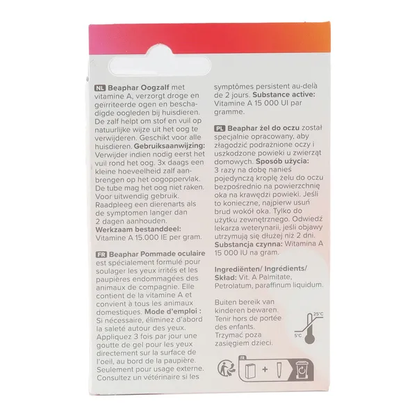 Beaphar Pommade oculaire pour animaux