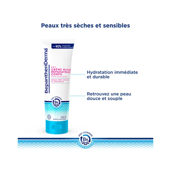 Bepanthen Derma Crème riche réparatrice corps