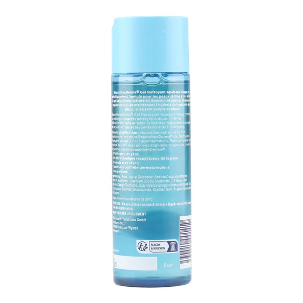 Bepanthen Derma gel nettoyant apaisant visage