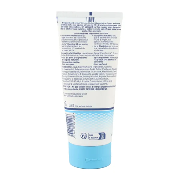 Bepanthen Derma Crème riche réparatrice corps