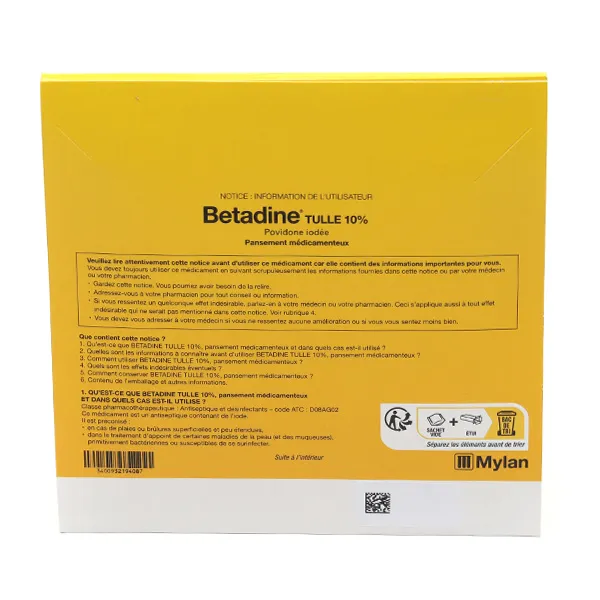 Betadine Tulle pansement