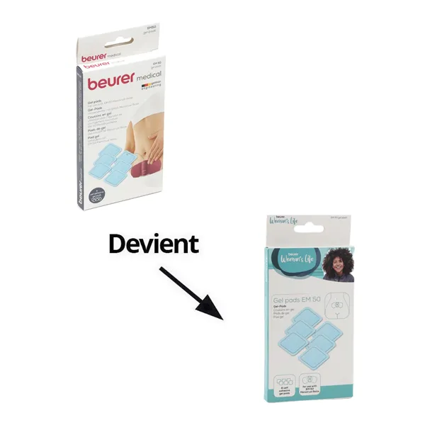 Beurer Kit d'électrodes de rechange pour EM50