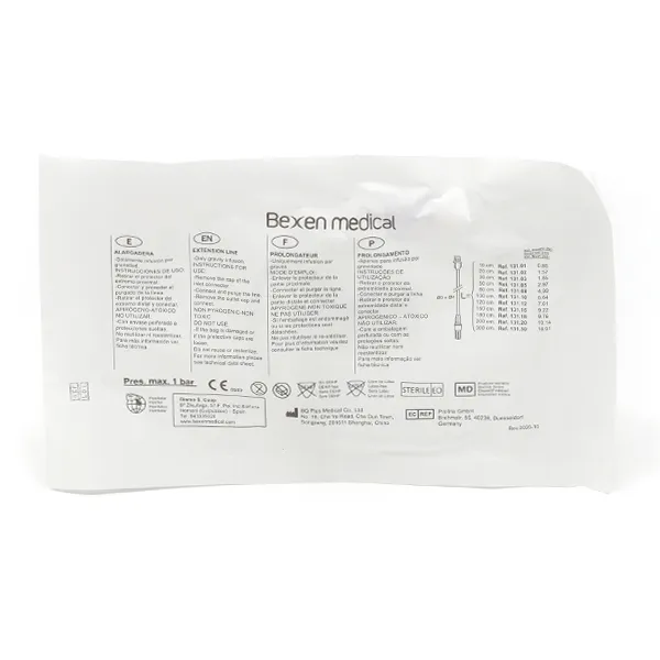Bexen prolongateur pour pousse-seringue