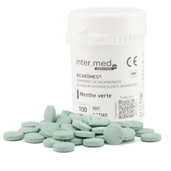 Bicarômes comprimés de Bicarbonate de Sodium x 100