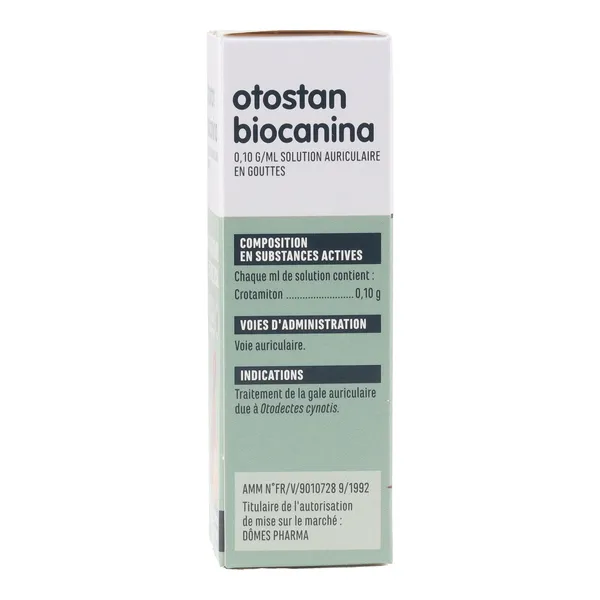 Biocanina Otostan gouttes auriculaires