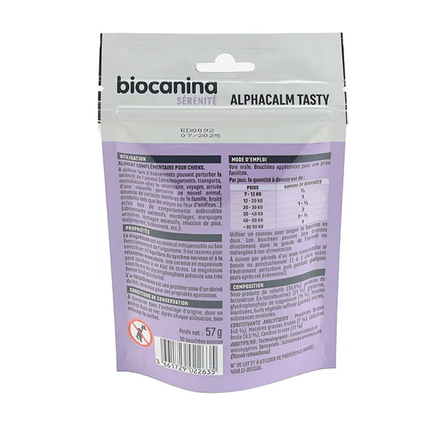 Biocanina Alphacalm Tasty Chien bouchées