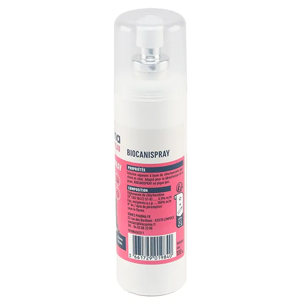 Biocanispray solution désinfectante