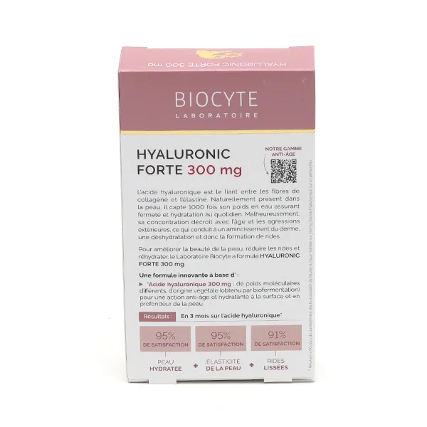 Biocyte Hyaluronic Forte 300 mg Anti-âge gélules