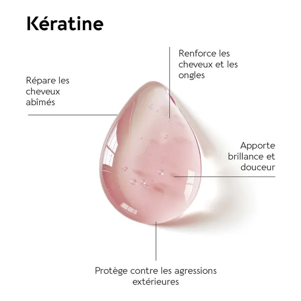 Biocyte Kératine Forte 900 mg Boost gélules