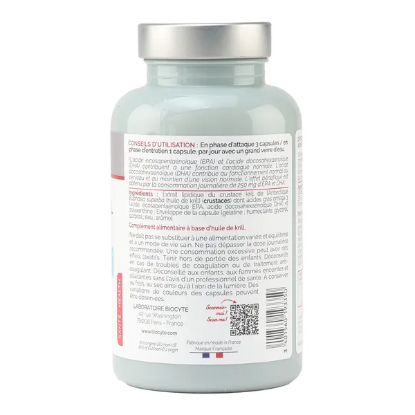 Biocyte omega 3 krill capsules