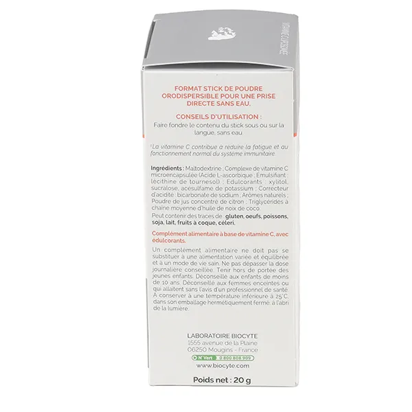 Biocyte Vitamine C liposomée sticks