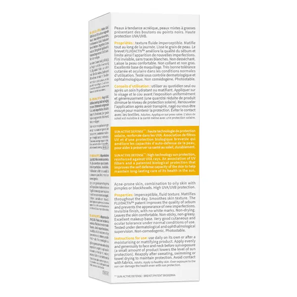 Bioderma Photoderm AKN Mat fluide correcteur matifiant SPF 30