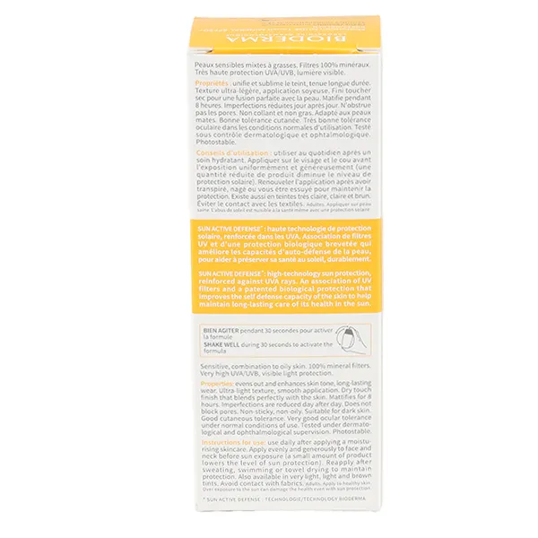 Bioderma Photoderm Nude Touch Mineral fluide solaire teinté SPF 50+