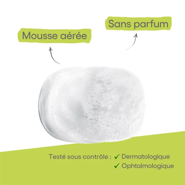 Biology mousse nettoyante dermatologique hydra protectrice bio