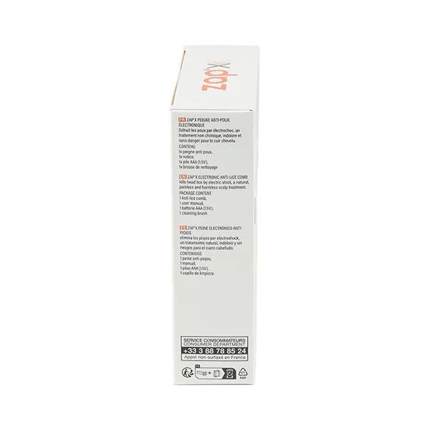 Zap peigne anti poux électronique