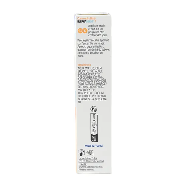 Blephaderm crème apaisante paupières et contour des yeux